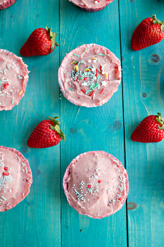 Sprinkles Strawberry Cupcake Recipe from Scratch by Spinach Tiger