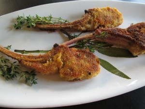 Parmesan Crusted Lamb Chops