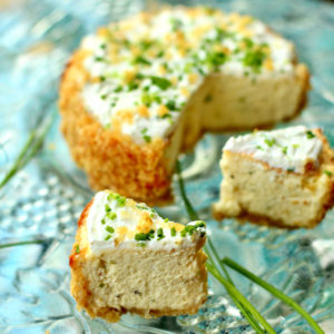 Savory Cheesecake with Chives