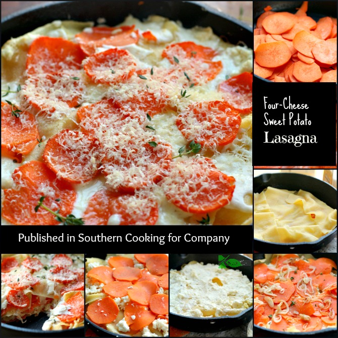 Four Cheese Sweet Potato Lasagna from Spinach Tiger via @angelaroberts
