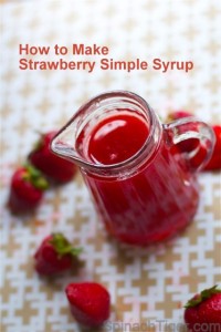 How to Make Strawberry Simple Syrup