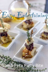Lamp Feta Party Bites