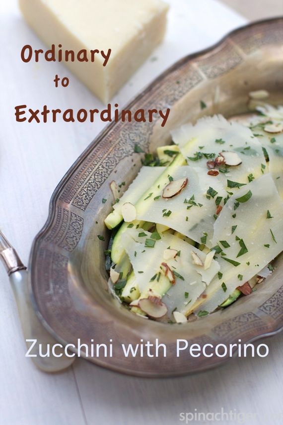 Zucchini with Pecorino