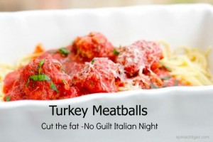 Turkey Meatballs with Spaghetti