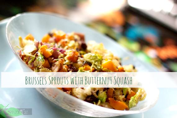 Butternut Squash with Brussels Sprouts and a Secret Ingredient