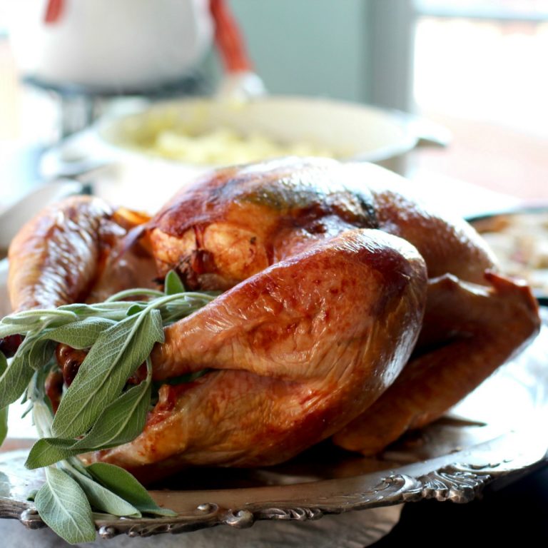 Turkey Roasted Cheesecloth Technique from Spinach Tiger