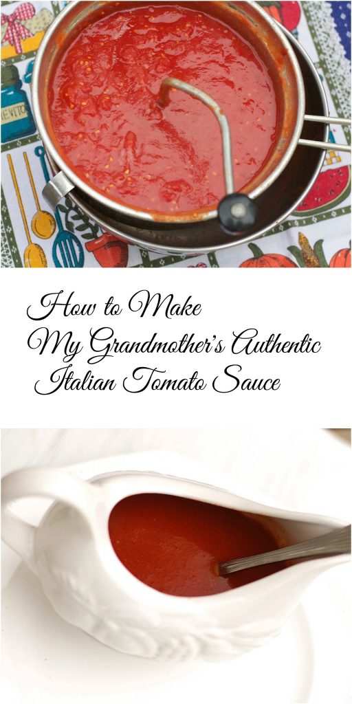 Authentic Italian Homemade Tomato Sauce from my Italian Grandmother ...