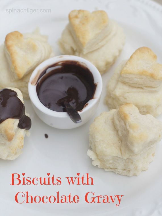 Chocolate Gravy with Mile High Buttermilk Biscuits