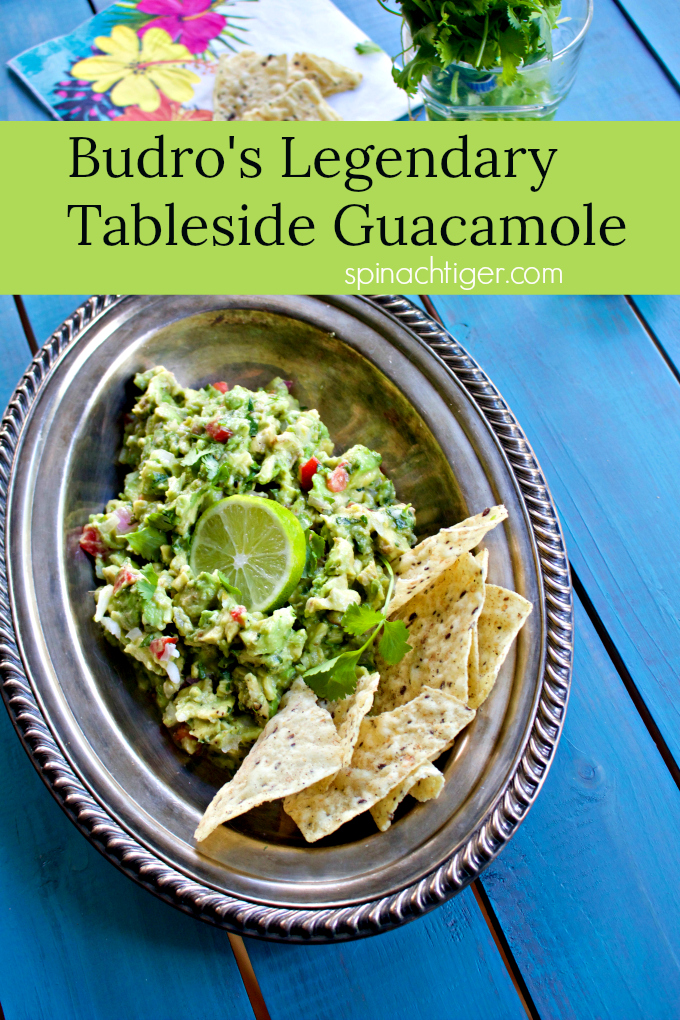 Budro's Legendary Tableside Guacamole from Spinach Tiger