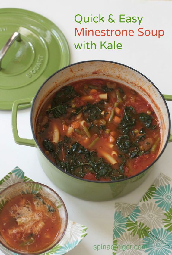 Quick and Easy Minestrone Soup-image