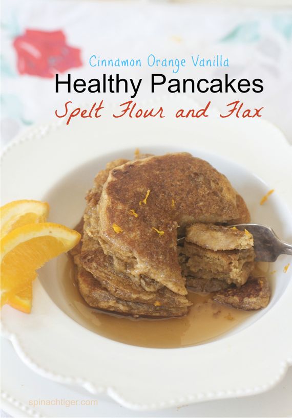 Healthy Pancakes with Spelt & Flax from Spinach TIger