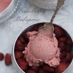 Strawberry Balsamic Ice Cream by Angela Roberts