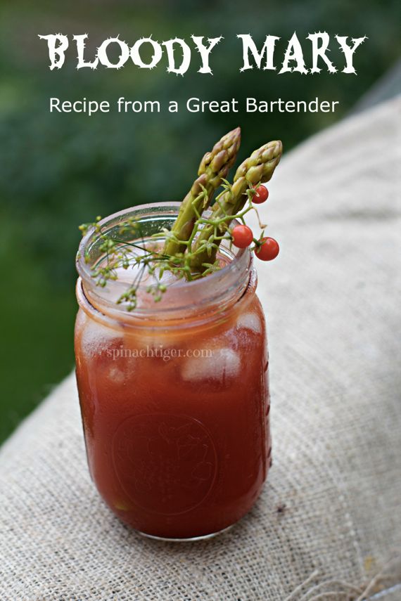 Best Bloody Mary with Pickled Asparagus, Recipe from a Bartender