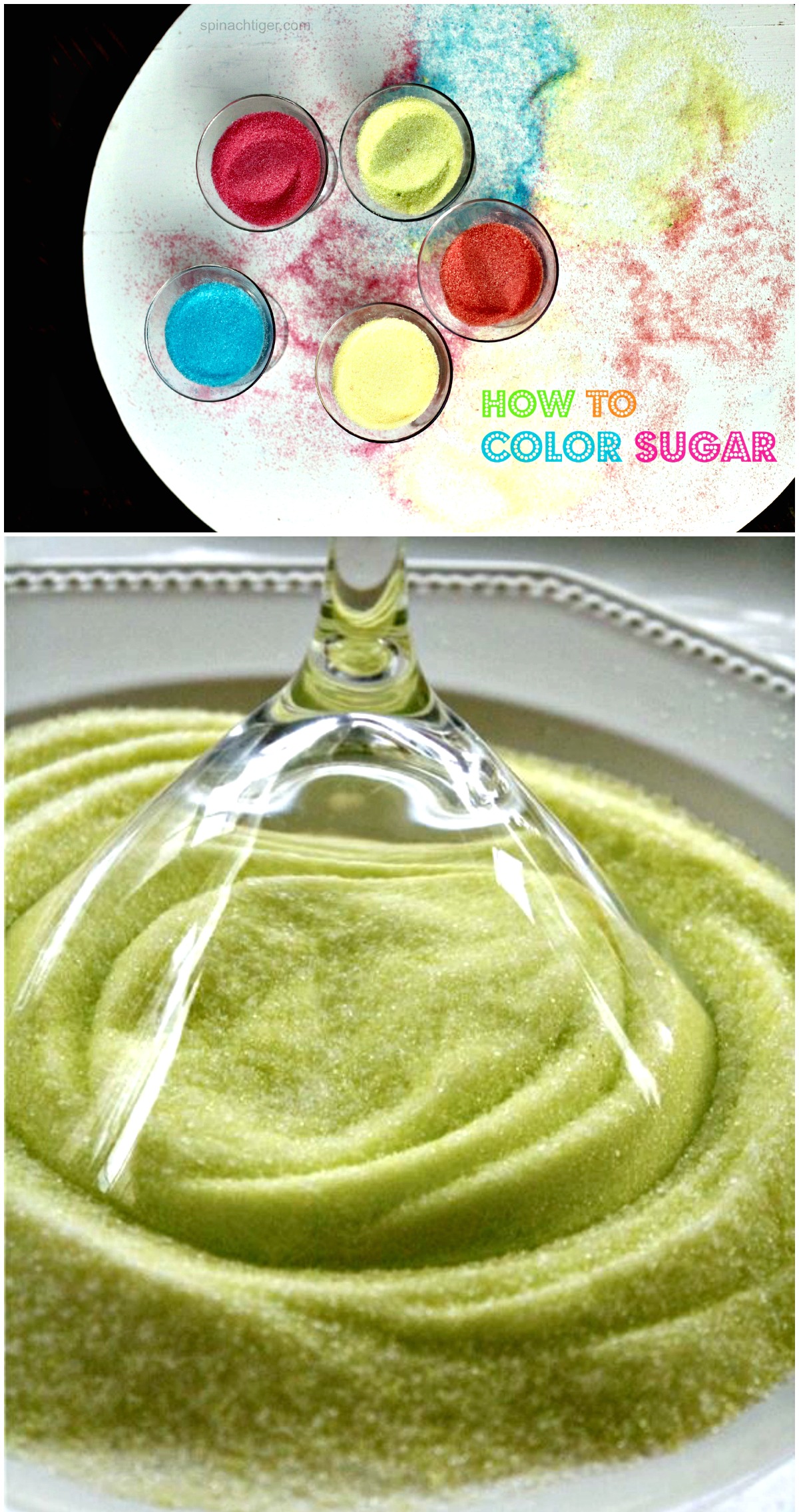 Best Way to Color Sugar from Spinach Tiger