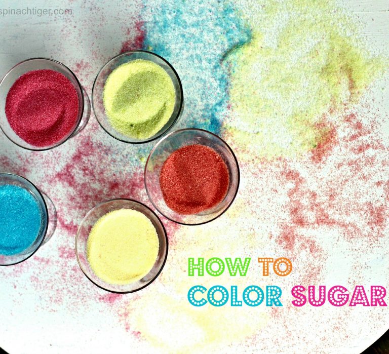 How to Color Sugar for Sweets and Cocktails Rims
