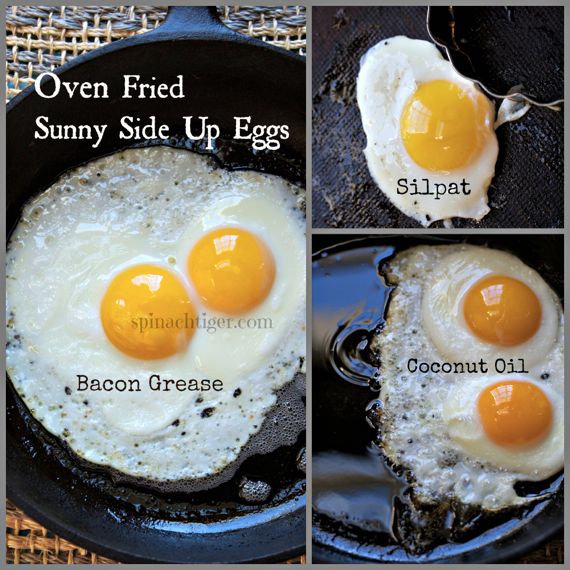 Oven Fried Sunny Side Up Eggs with Video