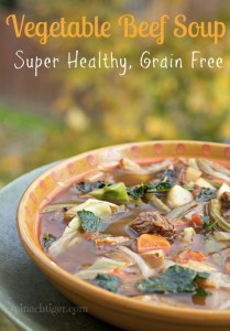 Homemade Vegetable Beef Soup – Grain Free, Paleo Friendly