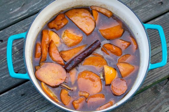 Stove Top Candied Sweet Potatoes by Angela Robert