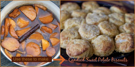 Candied Sweet Potato Biscuits by Angela Roberts