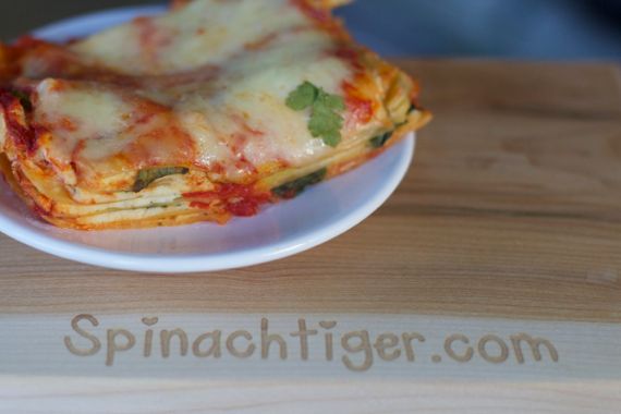 Homemade Italian Spinach Lasagna