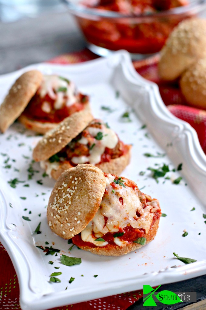  Keto Meatballs Sliders from Spinach Tiger
