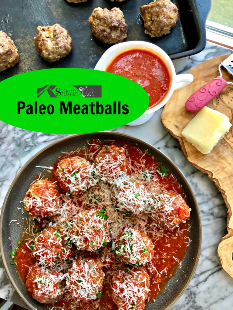 Paleo Meatballs from Spinach TIger