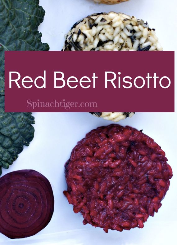 Red Beet Risotto with Goat Cheese