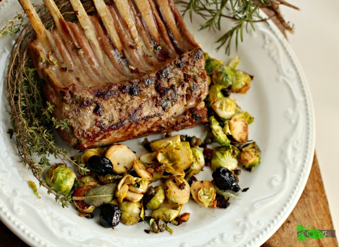 Rack of Lamb from Spinach Tiger