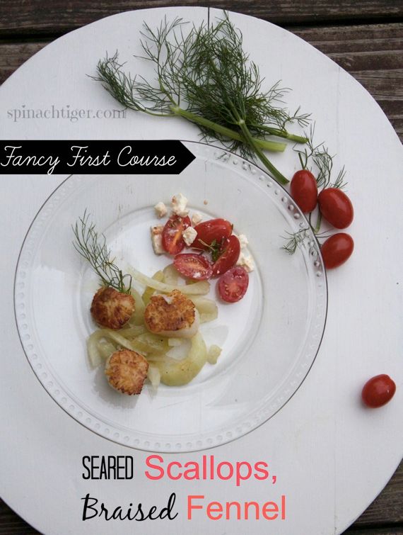 Seared Scallops with Braised Fennel: Fast, Easy, Tasty