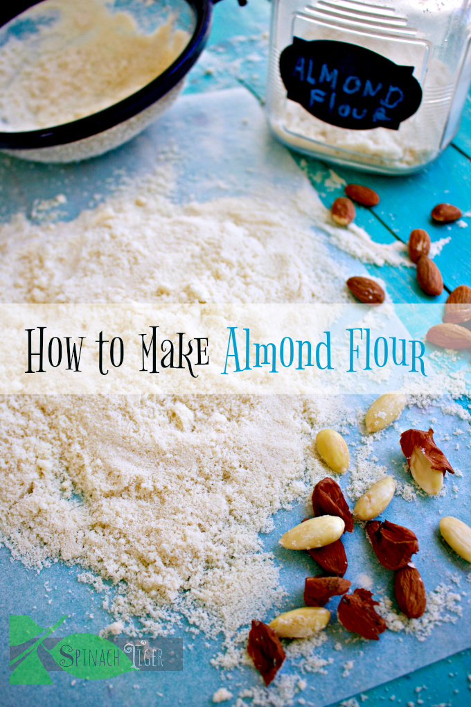 How to Make Blanched Almond Flour from spinach tiger #almondflour