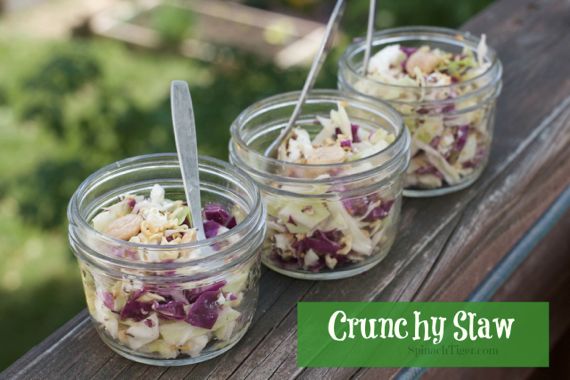 Triple Crunch Cabbage Salad with Marcona Almonds and Caraway Vinaigrette