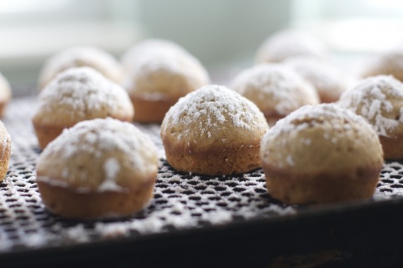 Doughnut Mini Muffins with Einkorn Flour by Angela Roberts