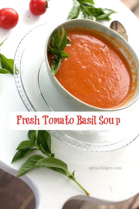 Fresh Garden Tomato Soup by Angela Roberts