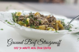 Ground Beef Stroganoff Recipe
