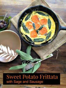 Sweet Potato Breakfast Frittata with Sage Sausage