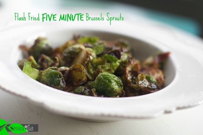 Flash Fried Brussels Sprouts by angela roberts