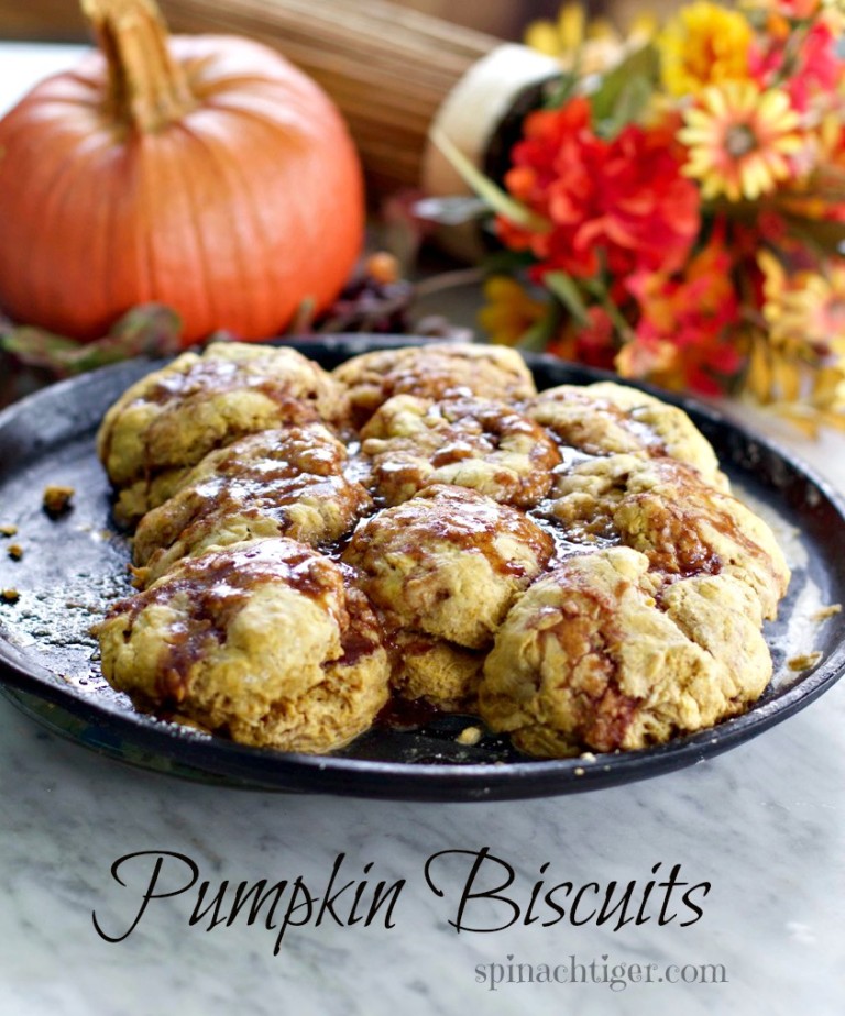 Pumpkin Old Fashioned Buttermilk Biscuits with Video