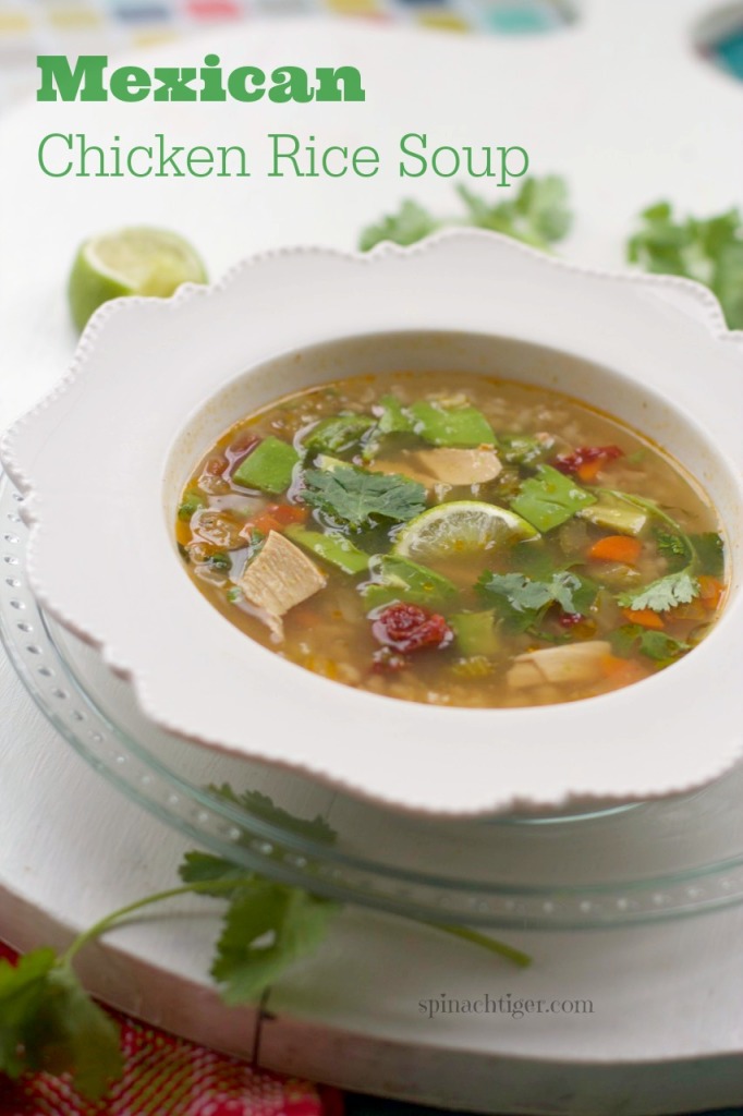 Mexican Chicken Rice Soup by Angela Roberts
