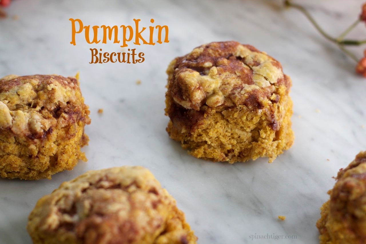 Pumpkin Biscuit with Cinnamon Glaze with Homemade Pumpkin Pie Spice by Angela Roberts