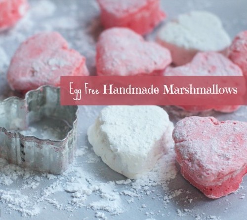 Heart Shaped Homemade Marshmallows (Egg Free) - Spinach Tiger