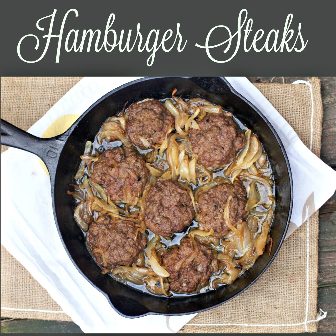 Easy Hamburger Steak Recipes from Spinach TIger