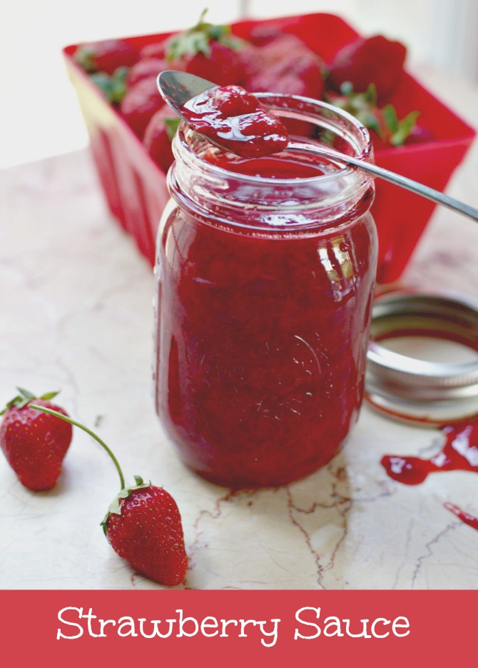 Strawberry Sauce by Angela Roberts