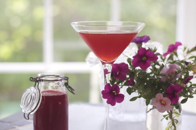 Strawberry Martini Recipe from Spinach Tiger