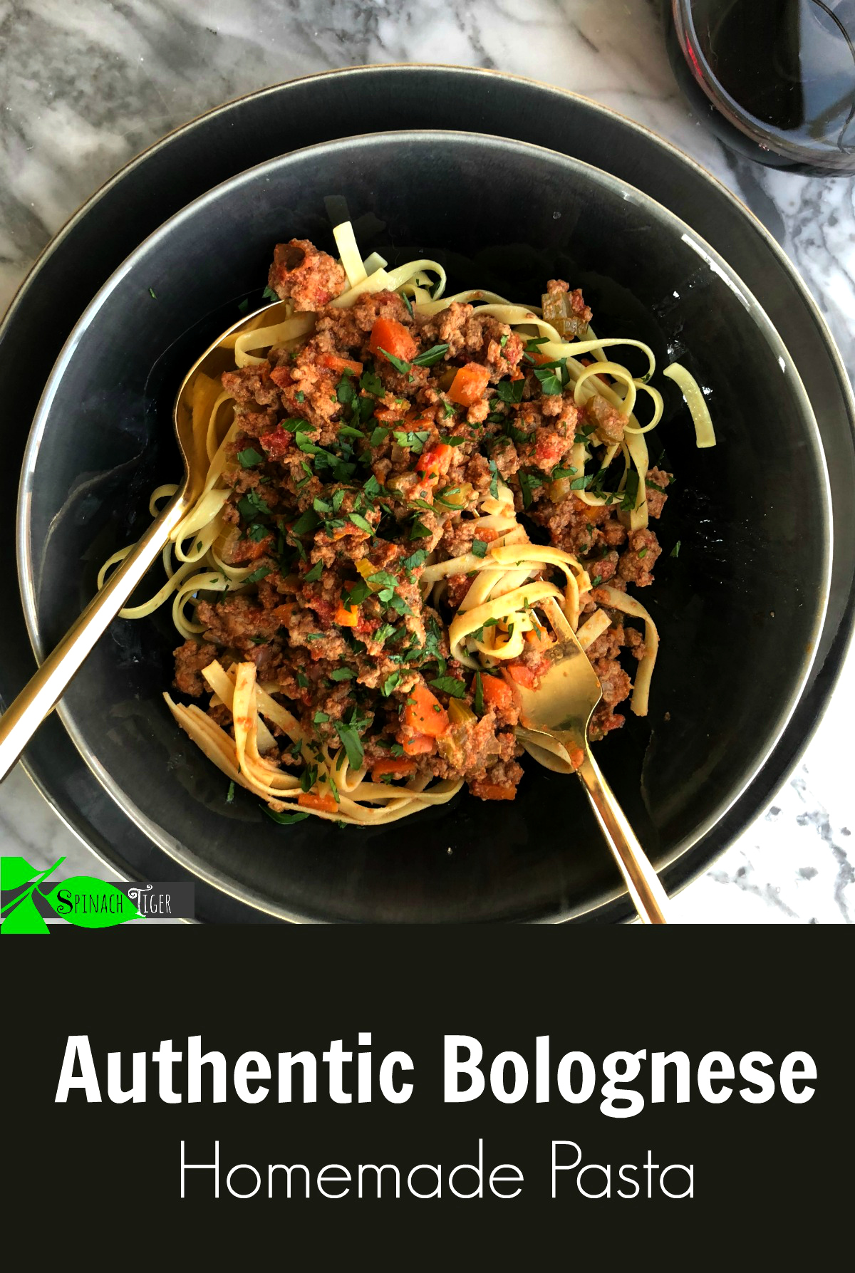 Authentic Marcella Hazan Bolognese from Spinach TIger