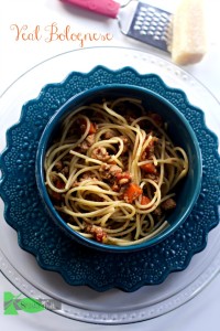 Veal and Pork Bolognese with Spaghetti