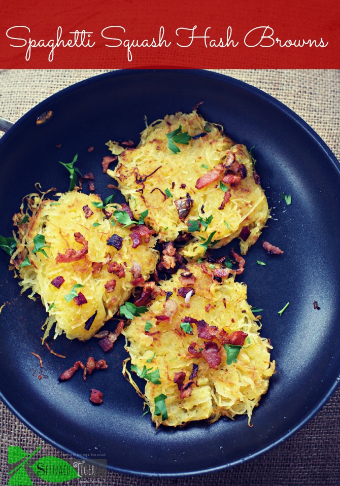 Spaghetti Squash Hash Browns