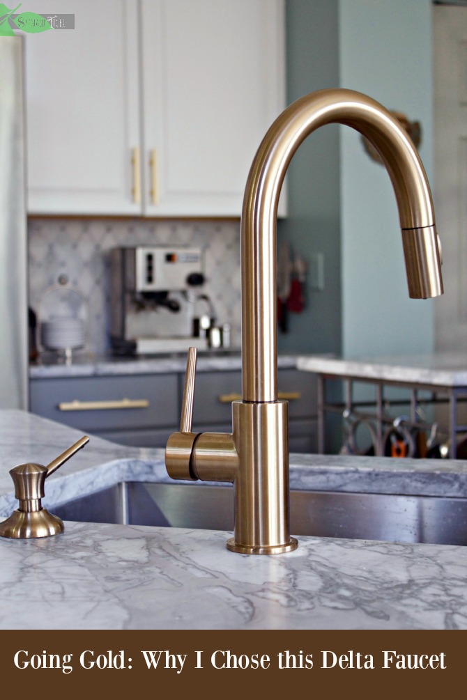 Delta Gold Kitchen Faucet Super Chic And Functional