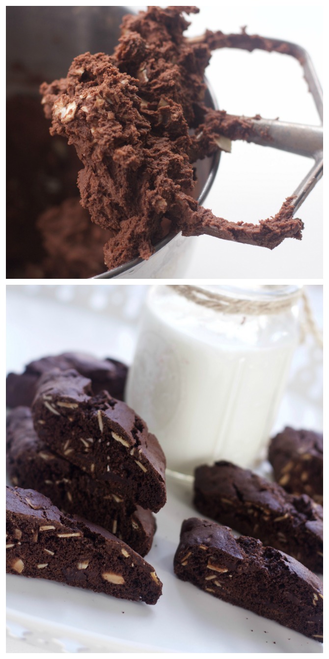 Chocolate Almond Biscotti