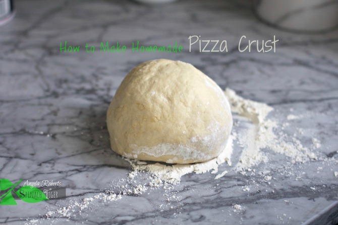 Homemade Easy Pizza Crust from Spinach Tiger