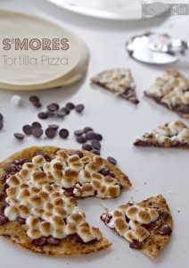 Tortilla S’mores Recipe with Gingered Chocolate